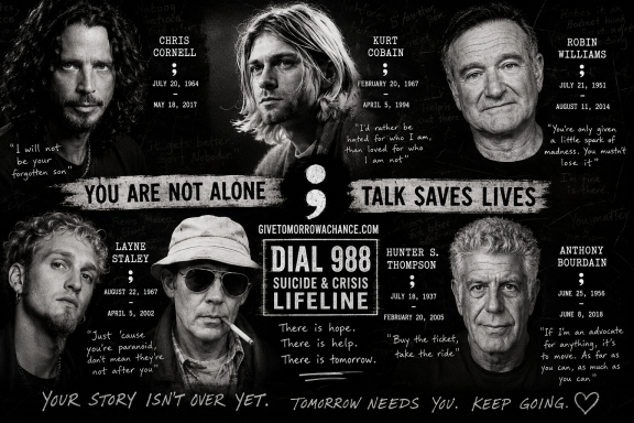 artists who have lost the battle against sucide